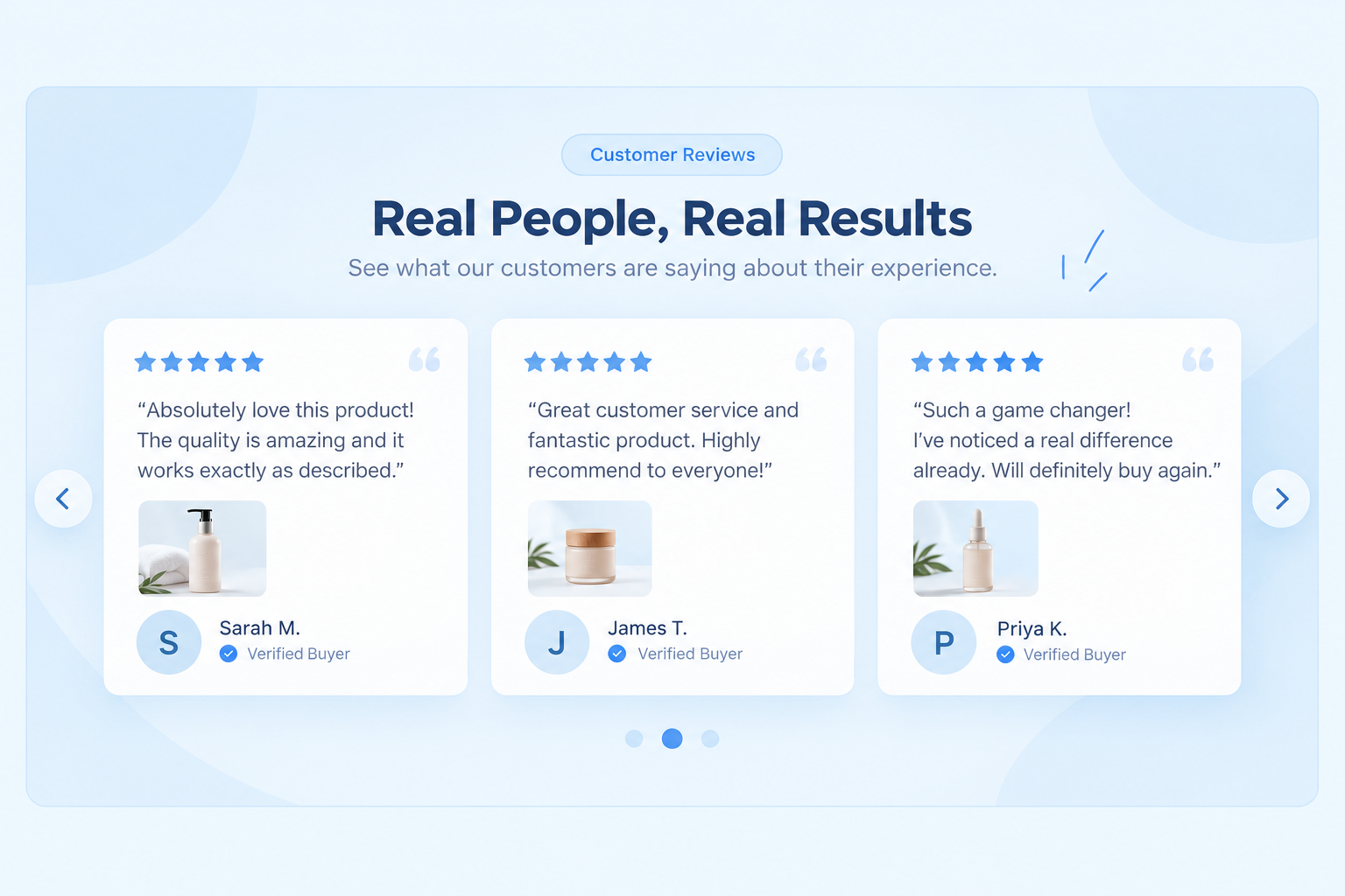 Review Cards Slider preview