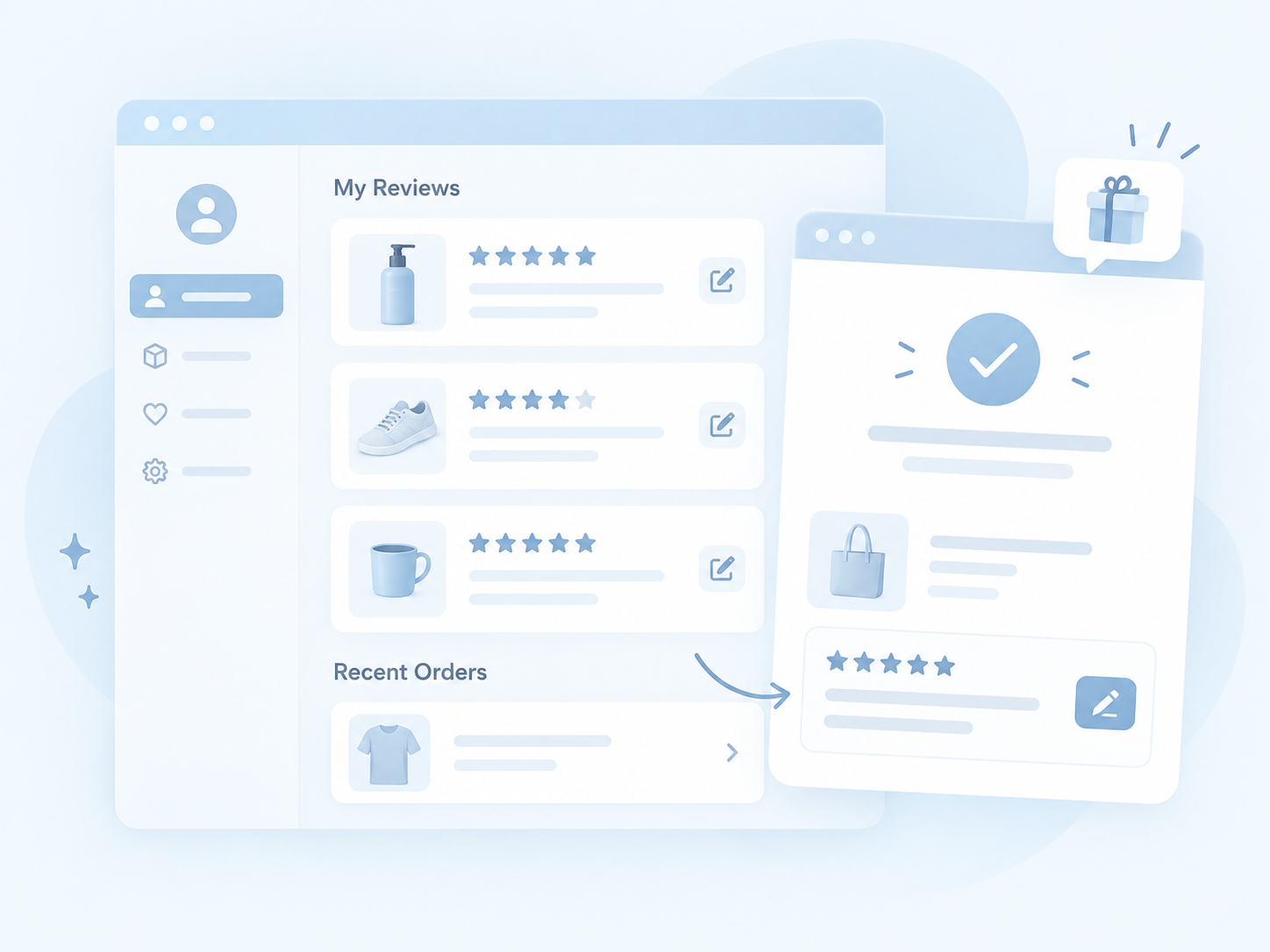 Order Page Reviews preview
