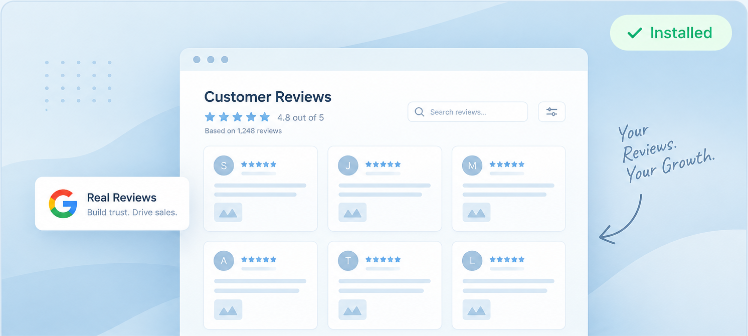 All Reviews Page preview