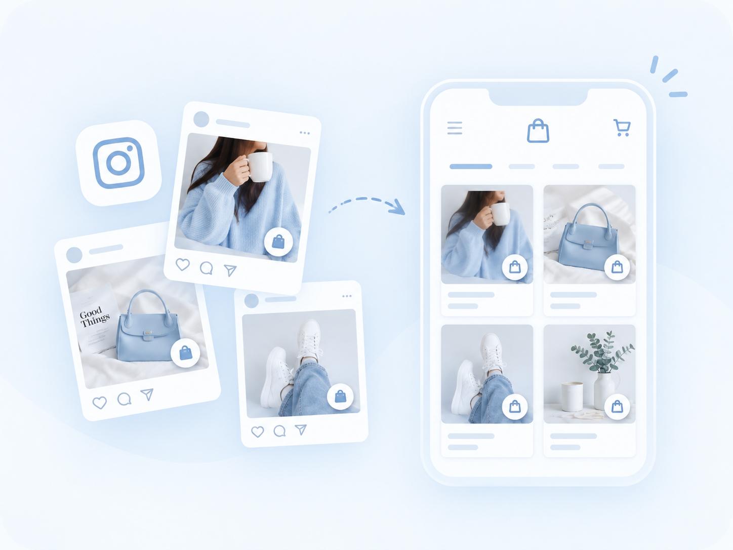 Instagram Shop Feed preview